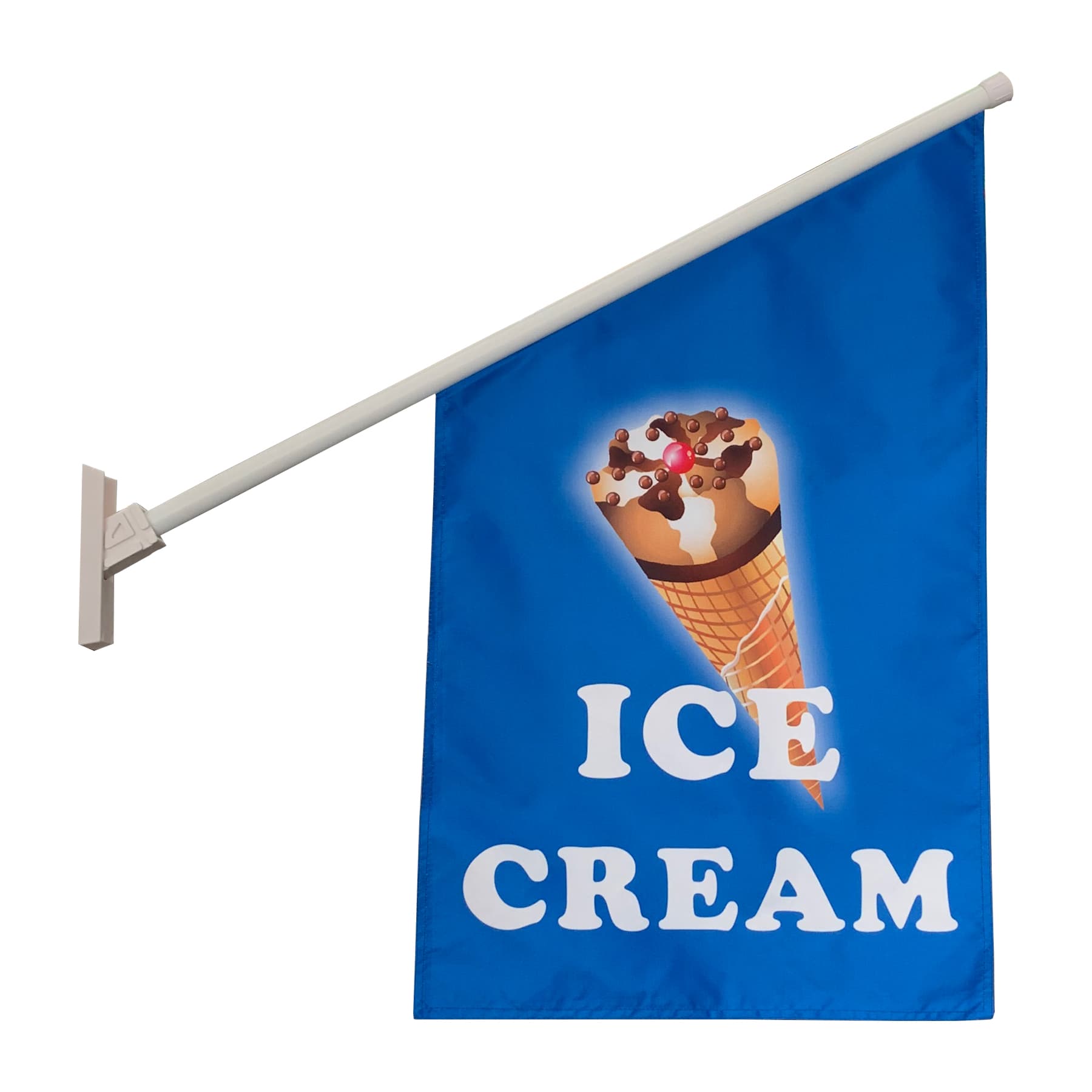 Wall Mounted Ice Cream Sign Flag